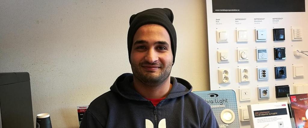 Bli yrkesfaglærer! Ramyar Baban (26) er telekommunikasjonsmontør, og har tidligere jobbet i Eltel Networks og Buvik Elektro. Han har bestemt seg for å bli elektrolærer!