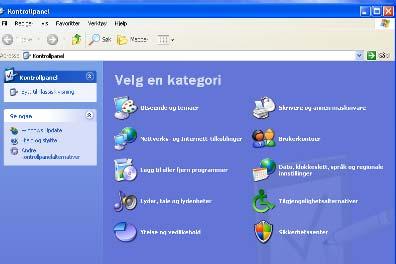 Windows XP: 1. Startmeny 2.