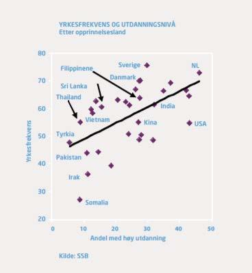 Kompetanse trumfer fødested OECD PIAAC Kompetanse er den viktigste forutsetningen for deltagelse i det norske arbeidslivet.