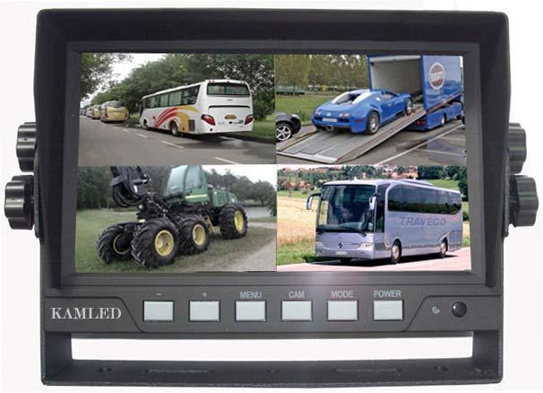 JY M730Q_2 Ryggekamerasystem med fir delt Digital skjerm og 2 kameraer Modell Nr.