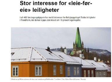 Positivt for sårbare forbrukergrupper Som prosjektmegler må du være OBS på formidling av: Pris Leiepris Salgspris Felleskostnader?