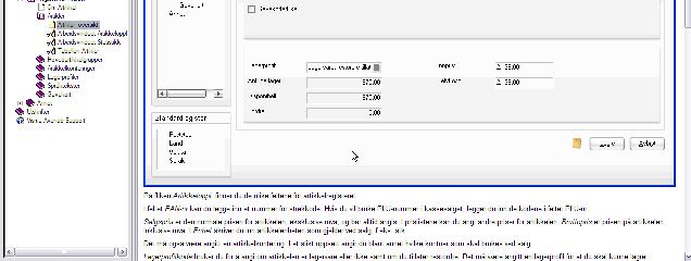 F4 Brukes i registerfelt for å åpne nedtrekksmenyen. Dette er det samme som å klikke på registerknappen i feltet. Registerfelt gjenkjennes ved dette tegnet: med F4-tasten.