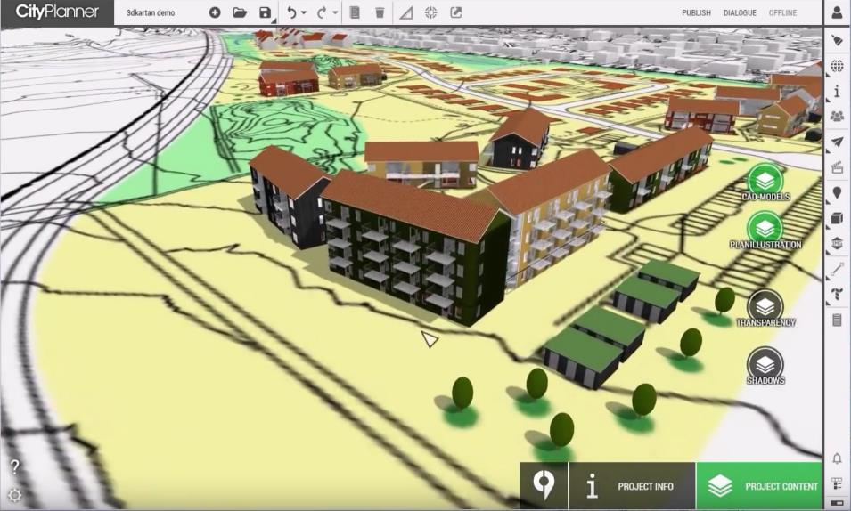 CITYPLANNER - planlegg smartere med 3D Opprett egne 3D-prosjekt