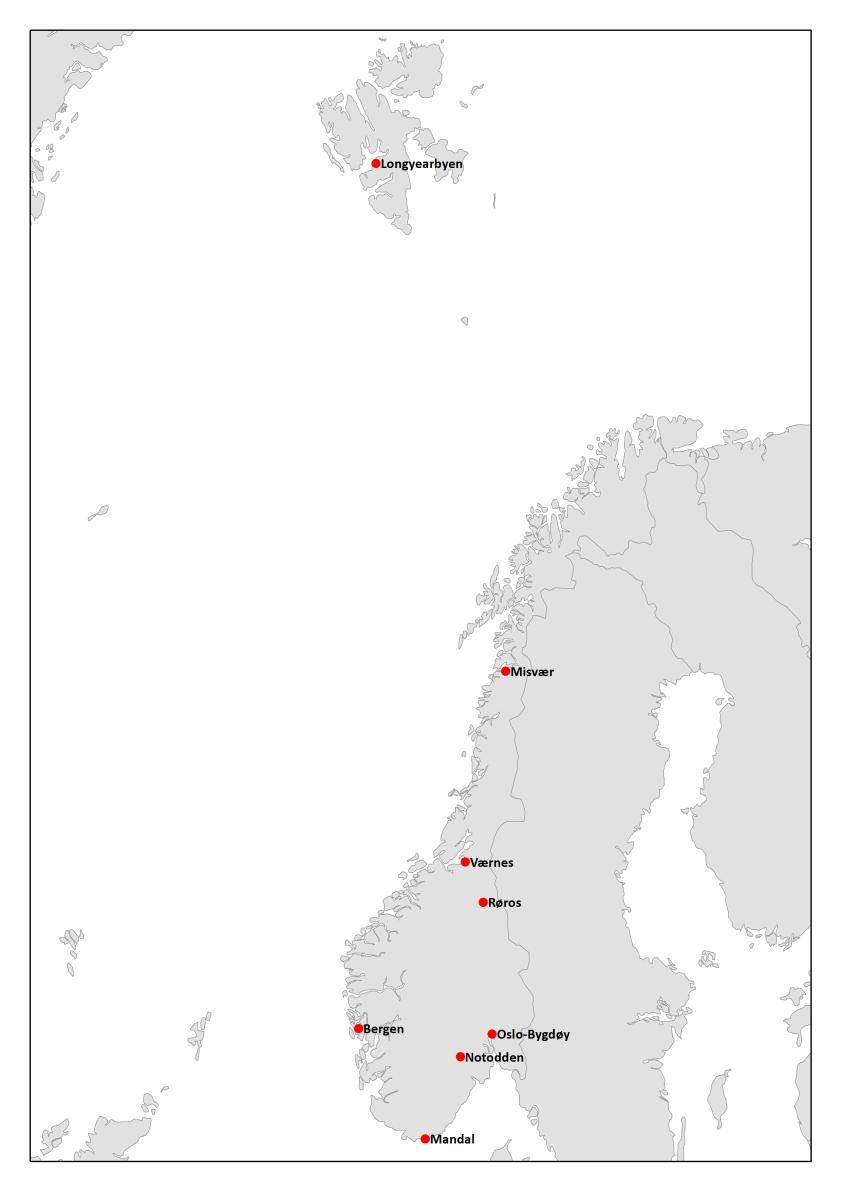 6. Flom / skred som kan påvirke fredede bygninger (inkl. kirkegårder / gårdsanlegg) 7. Vind / Vindkast. For hvilke vindretninger forekommer de høyeste vindhastigheter? 8. Relativ fuktighet 9.