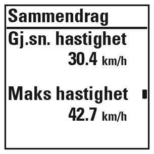 Vises hvis GPS-funksjonen var aktivert eller Polar hastighetssensor