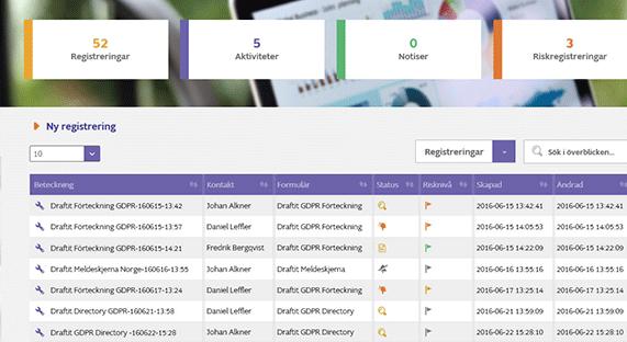 Sentralisert Kontinuerlig back-up av data og enkle funksjoner for å eksportere til regneark. Du slipper systemdrift, det tar vi hånd om.