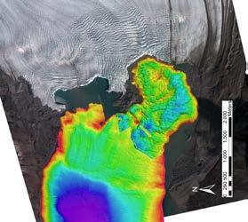 Jeg la først inn et vanlig topografisk kart av Adolfbukta og Nordenskiöldbreen, som jeg fikk av Norsk Polarinstitutt.