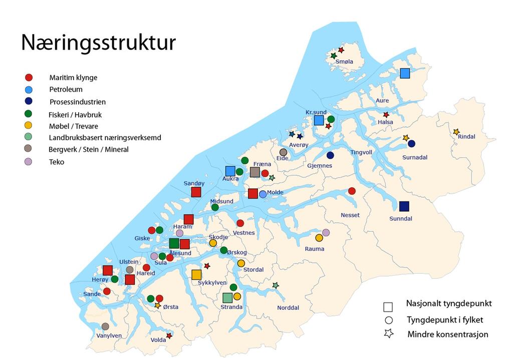 Kjelde: Møre og Romsdal fylkeskommune, PoA. 2012 Ass.