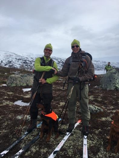 over 2.slipp - Biff tar straks føringen i slippet, og jakter meget godt i vekslende biotop.