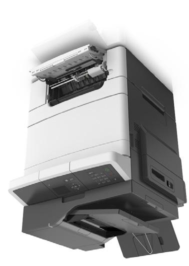 Fjerne fastkjørt papir 158 1 2 8 7 5 3 4 6 Plassering av papirstopp 1 Automatisk dokumentmater (ADM) 2