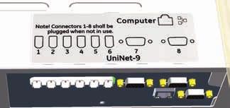 ADVARSEL UniNet-kabel. Bruk kun UniNet-kabler som er leverte eller godkjente av GE. Trinn 1 2 Handling Slå av nettstrømmen til ÄKTA-instrumentet.