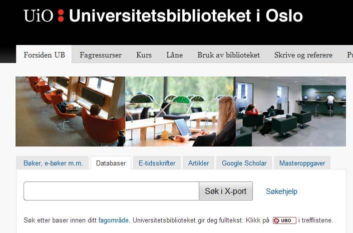Finne referanser og lenker, samle bokmerker Test UBO Eksempler: Hellevik, Ottar (2002): Forskningsmetode i sosiologi og statsvitenskap. Oslo: Universitets-forlaget. Alt unntatt s.
