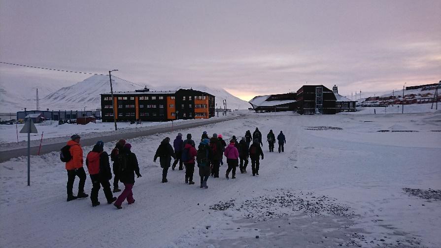 Torsdag 2. mars: Besøk på Svalbard museum. Her vart me møtt og vist rundt av Herdis Lien. Ho er konservator og formidlingsleiar ved Svalbard museum.