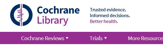 Oppgave 1: Cochrane Gå inn på Cochrane sin hjemmeside http://www.cochranelibrary.com/ Medisinsk bibliotek fagside for medisin og helse (klikk) fagdatabaser (klikk) Cochrane library (klikk) 1.