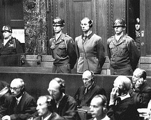 Nurenberg kodeksen A sentence of death by hanging is pronounced by a US War Crimes Tribunal upon Adolf Hitler's personal physician, 43-year-old Karl Brandt.