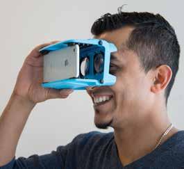 127 Mini VR briller Virtual reality briller i lommestørrelse, som kan pakkes helt flate, slik at de kan tas med overalt