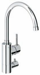 NEW 31 483 001 / 31 483 DC1 Sink mixer high spout with pull-out mousseur spray 32 661 001 / NRF 4220505 32 661 DC1 / NRF 4220506 Blandebatteri høy