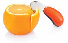 453 Smoothie 4 kniver for appelsiner, banan, kiwi og bær.