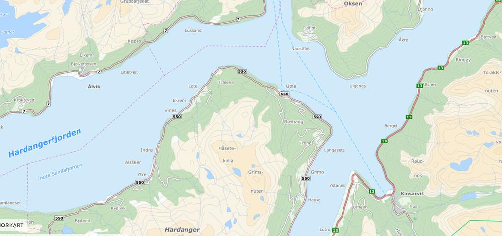 Om analyseobjektet Beskrivelse av analyseområdet Norconsult skal utarbeide risiko- og sårbarhetsanalyse for Hardanger Fjordfrukt SA, for detaljregulering ved Sletthagen industriområde på Utne i