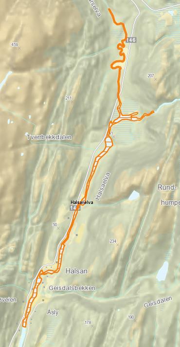 Vannføringen i elva var da så lav at det ikke var mulig for fisk å passere et fossestryk om lag 800 meter fra sjøen.