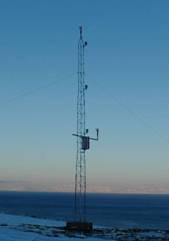 between the sea and the atmosphere A new station (10 m with