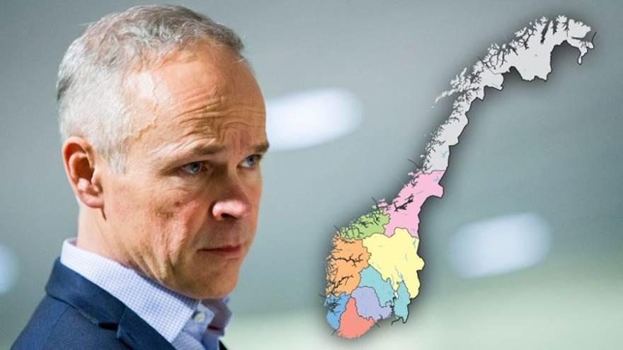 Region reform / ny oppgaver 10 regioner + Oslo Viken mot viljen til Akershus og Vestfold