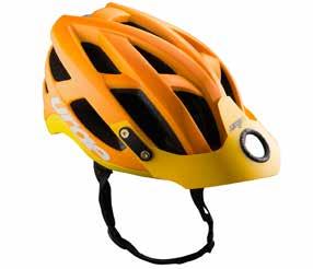 Lett tilgjengelig strammesystem i nakken som er enkelt å håndtere selv med hansker Denne hjelmen passer for: For rundbane- og stisyklister som ønsker en lett hjelm med brem, som har god ventilasjon