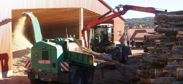 Flis til CHP-anlegget Lokal leverandør av flis: Rena Forst Bioenergi AS Behov treflis: 800-1000 m 3 pr.