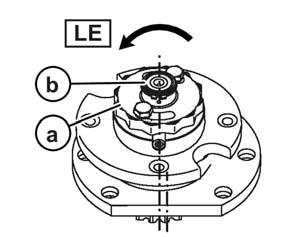rotornavene (1) sikret med mutrer (2) og skjærebolter (3). Når man kjører på hindre (f.eks.