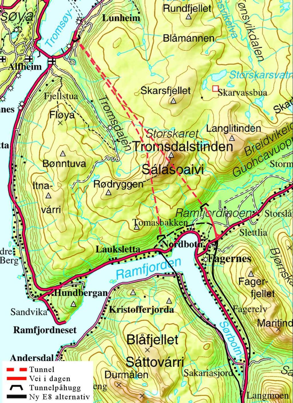 Tind-tunnelen: Vegtunnel Ramfjord Tromsdalen