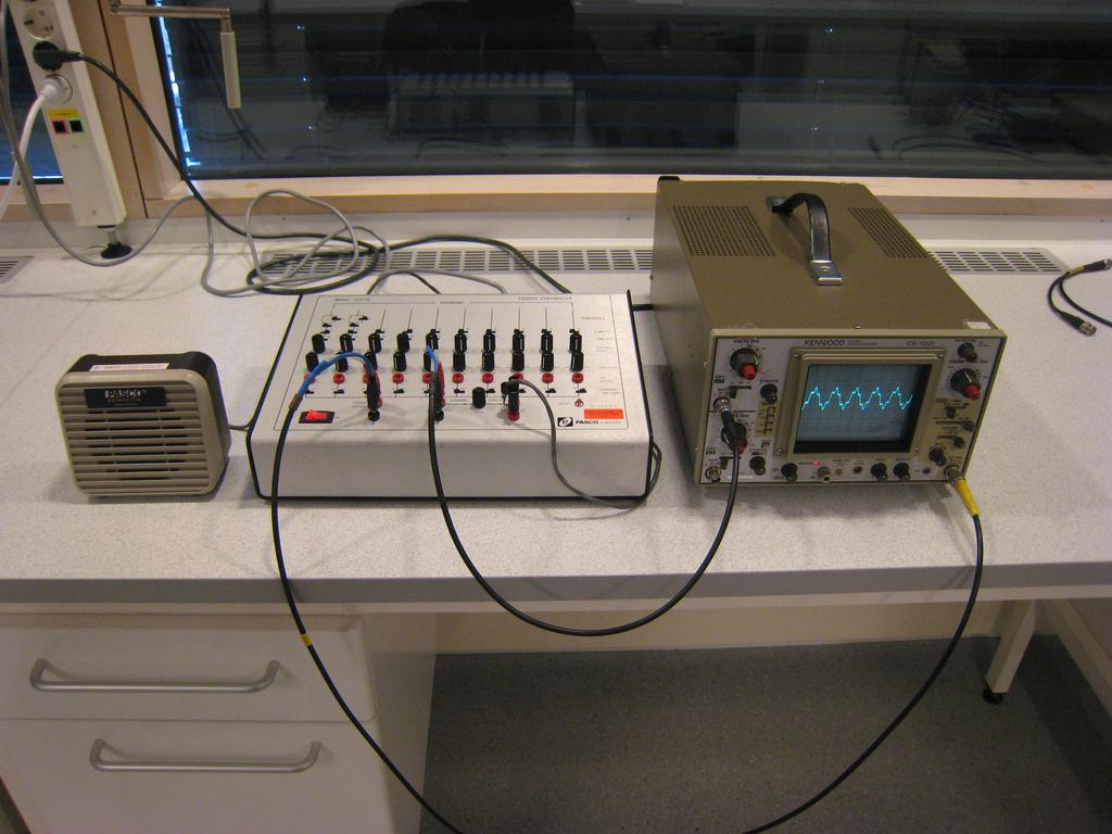 Fouriersyntese av lyd Hensikt Laboppsettet vist p a bildet er kjent under navnet Fouriersyntese av lyd.
