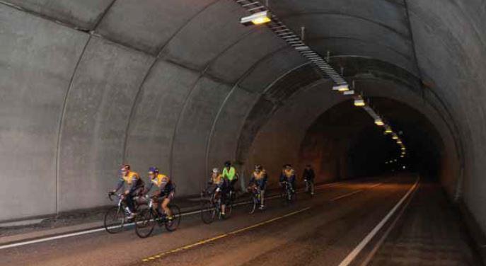 5 Sykling i tunnel og sikkerhetsutstyr 5.1 Sykling i tunnel Har du syklet eller skal du Andel sykle i tunnel?