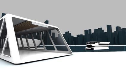The vessel will be built in low weight and sustainable materials like aluminium, propelled using the latest low- and