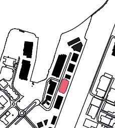 Site area C, Pir II Området rommer en rekke terminal- og lagerbygg samt lagertelt av mer midlertidig karakter.