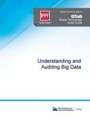 NYTT FRA IIA NEW GTAG: UNDERSTANDING AND AUDITING BIG DATA Big data can provide organization opportunities to innovate and expand their market share by developing new products or making better