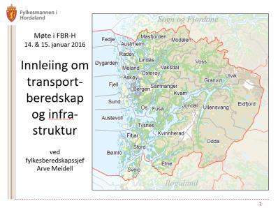 fylkesberedskapssjef Arve Meidell 1 Problemstilling (1) Samfunnskonsekvensar (generelt og spesielt)