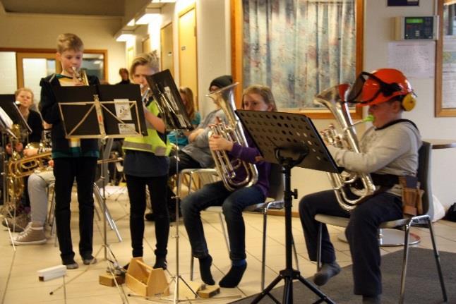 Undervisning på Mosterøy skole og Rennesøy skole i grupper inntil 10 elever. Tilbud til elever fra 1.klasse 19 år. Blåseinstrumenter - trumpet, kornett, althorn, trombone, bariton, eufonium, tuba.