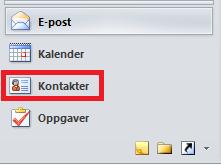 Kontakter. Kontakter er personsoner du har lagt i kontaktlisten din.