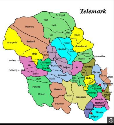 Litt om Telemark og STHF STHF har et opptaksområde fordelt på 18 kommuner med ca 170 000 innbyggere.