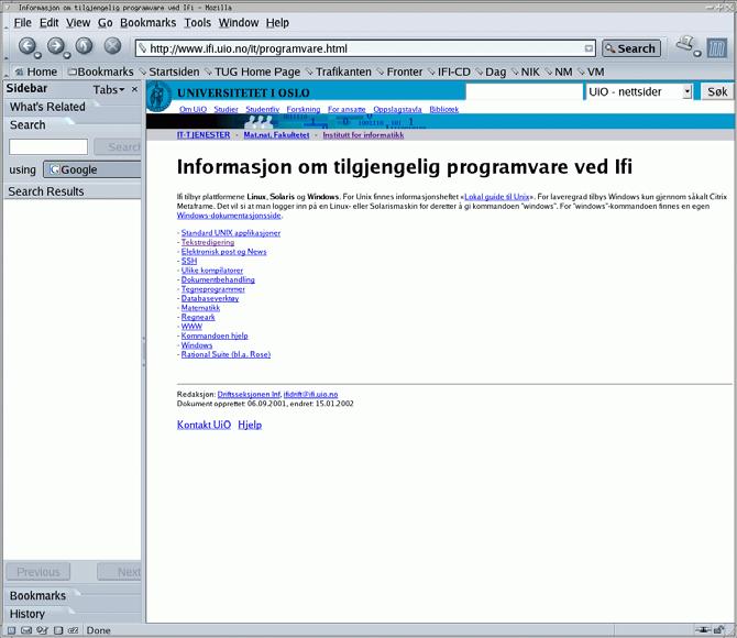 Kommandovindu Redigeringsprogram Hjelp Media Gå (klikk på) Unix-vinduet og gi kommandoen installsetup (og