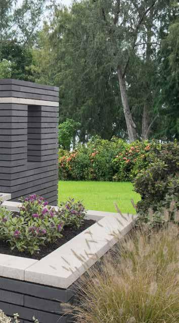Nyhet 2017! MODUL er helt nytt murkonsept for utforming av hage og terrasse. Modulsystemet består av to blokker normalstein og toppstein!