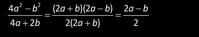 Her er et eksempel hvor konjugatsetningen brukes sammen med algebraisk lov 9.