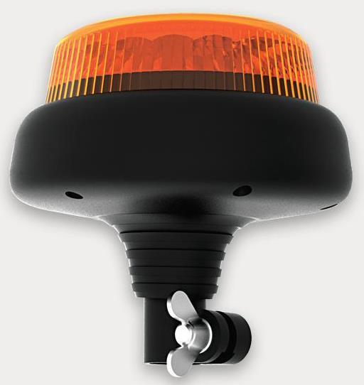 FT100DF 25W. LED Saftblander med dobbeltflash Stangfeste DIN14620 V. nr.