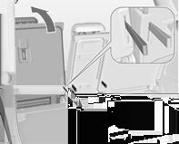 Oppbevaring og transport 73 Trekk i håndtaket på forsiden av seteryggen, og fold seteryggen ned på seteputen. Setet senkes automatisk.