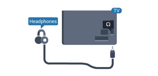 4.8 Hodetelefoner Du kan koble hodetelefoner til -inngangen på baksiden av TV-en. Kontakten er en 3,5 mm minijack. Volumet på hodetelefonene kan justeres separat.