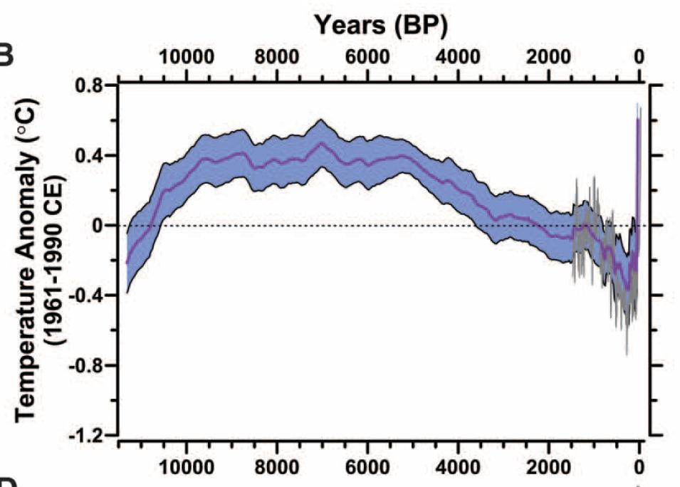 as a result of increased levels of greenhouse gases.