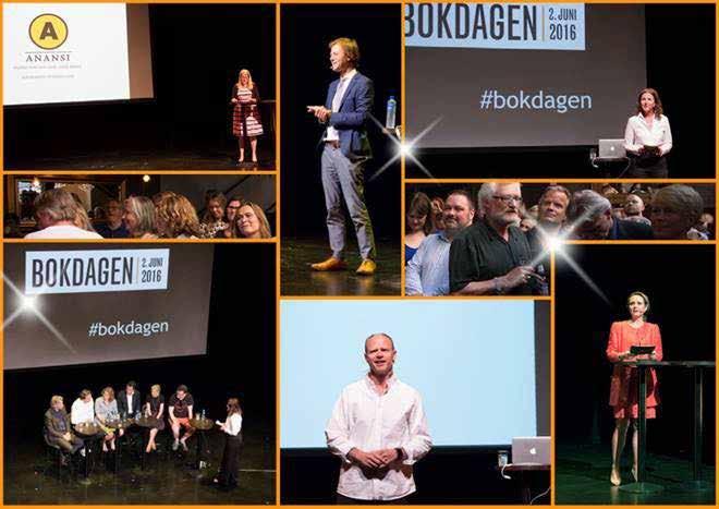 Bokdagen Bokdagen ble arrangert for tredje gang i 2016 og fant sted 2. juni på Latter i Oslo.