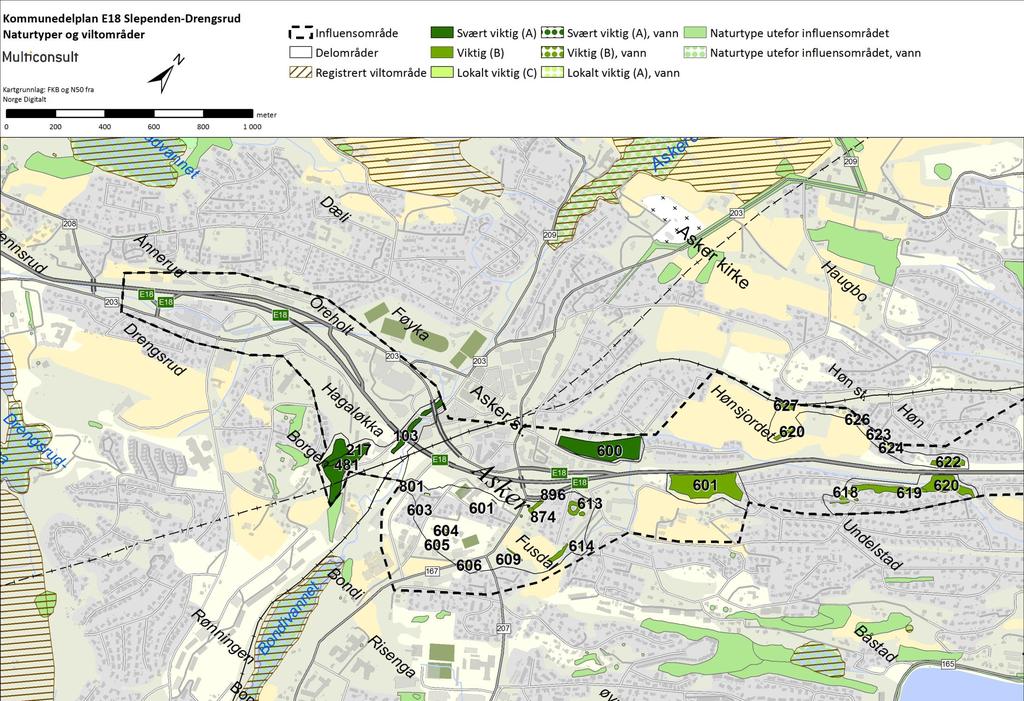 Kommunedelplan E18 Slependen-Drengsrud Temarapport