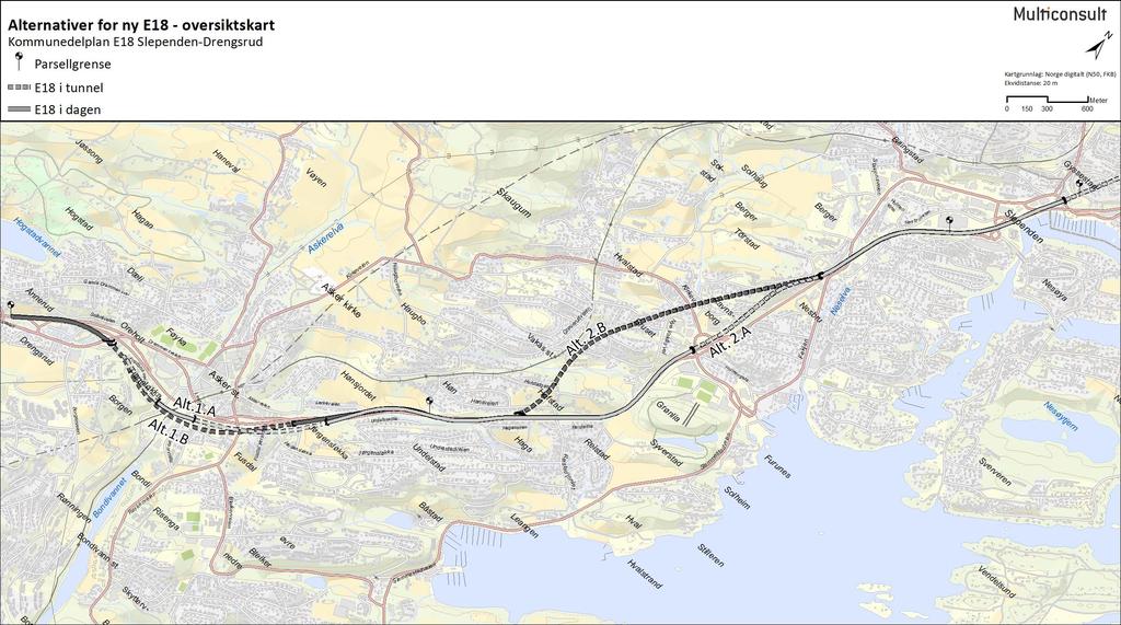 Kommunedelplan E18 Slependen-Drengsrud Temarapport naturmiljø Figur