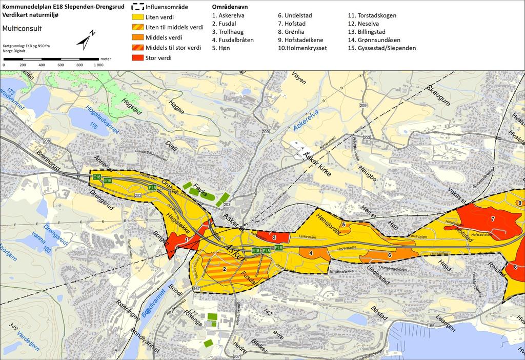 Kommunedelplan E18 Slependen-Drengsrud Temarapport